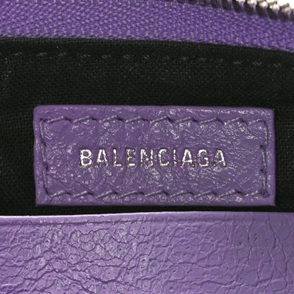 Balenciaga Agneau Arena Le Cagole Mini Purse With Chain Lilac 6 of 10