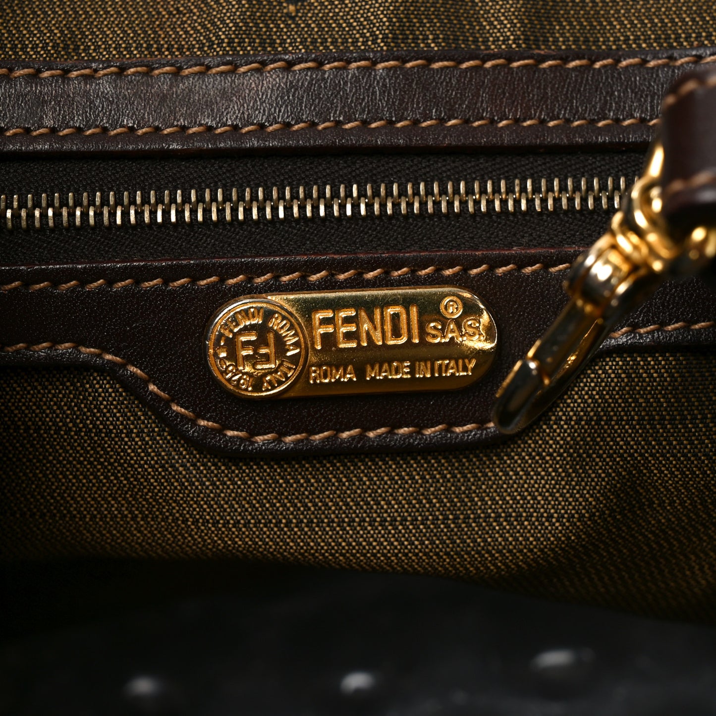 Zucca Top Handle Tote Tobacco