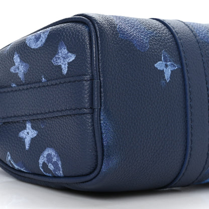 Louis Vuitton Monogram Ink Watercolor Keepall XS Blue 7 of 8