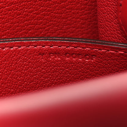Hermes Allegro Mini Sac Roulis Rouge Piment 7 of 11