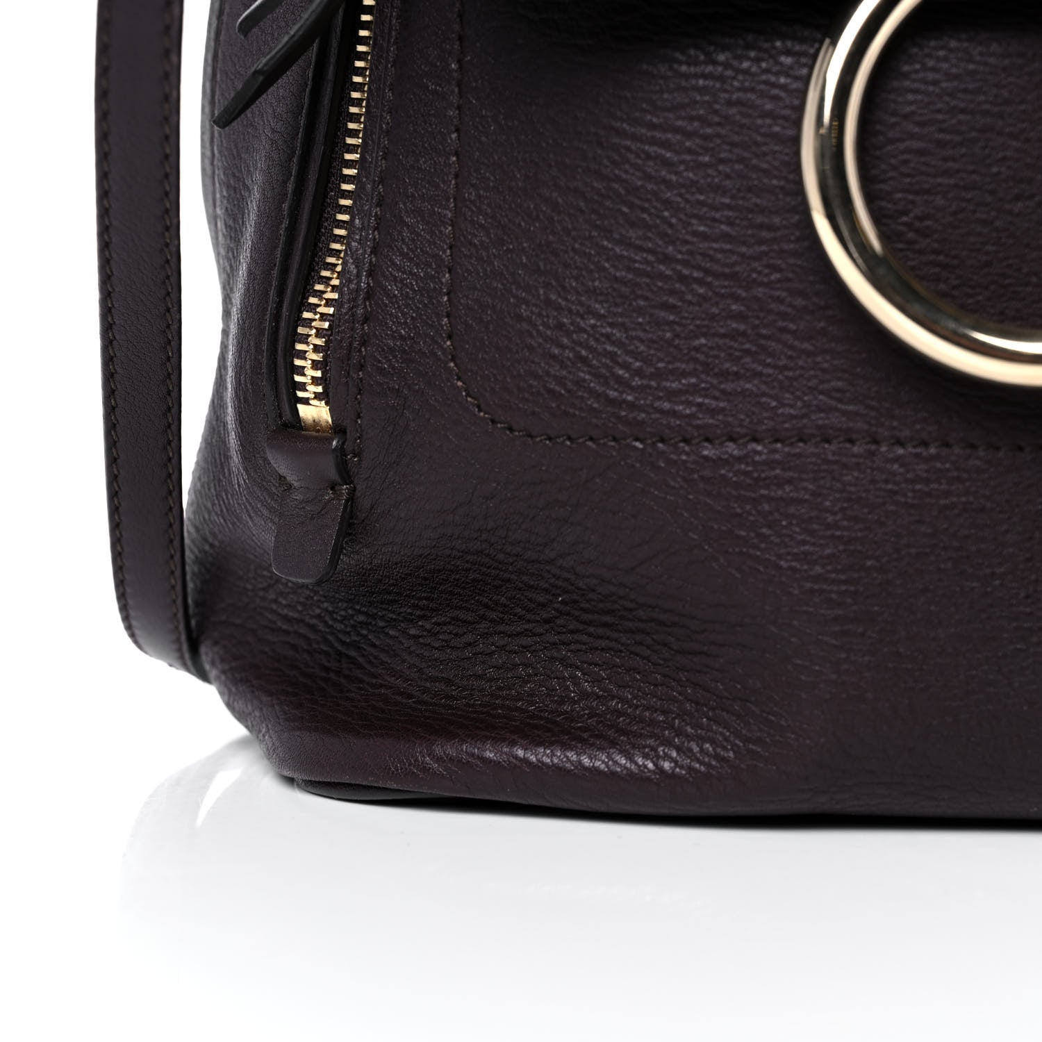 Chloe Suede Calfskin Small Faye Backpack Carbon Brown 16 of 18