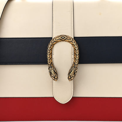 Gucci Calfskin Bamboo Web Large Dionysus Top Handle Bag White Blue Hibiscus Red 8 of 14