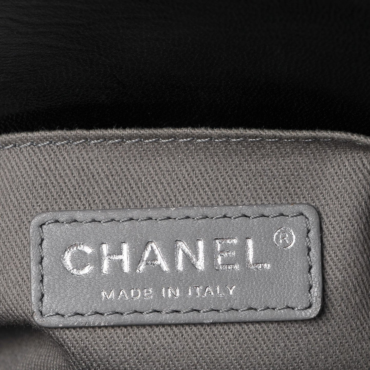 Lambskin Quilted Small Boy Flap Black