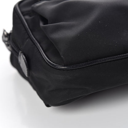 Prada Tessuto Nylon Saffiano Belt Bag Black 9 of 10