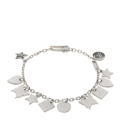 Gucci Sterling Silver Trademark Charm Bracelet 1 of 3