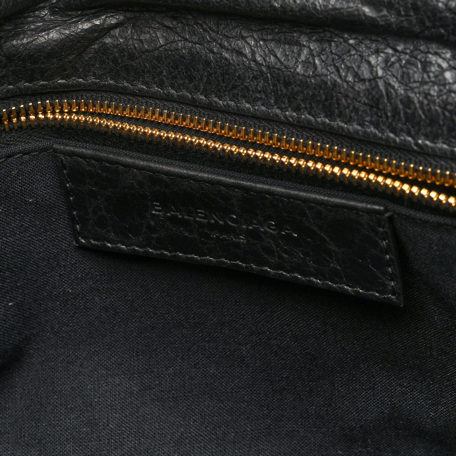 Balenciaga Agneau Giant 12 Gold Hardware Envelope Clutch Black 8 of 9