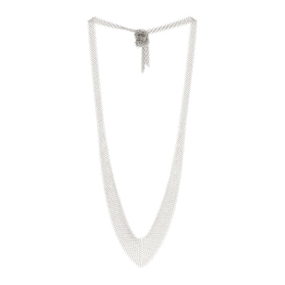 Tiffany Sterling Silver Elsa Peretti Mesh Bib Necklace 3 of 5