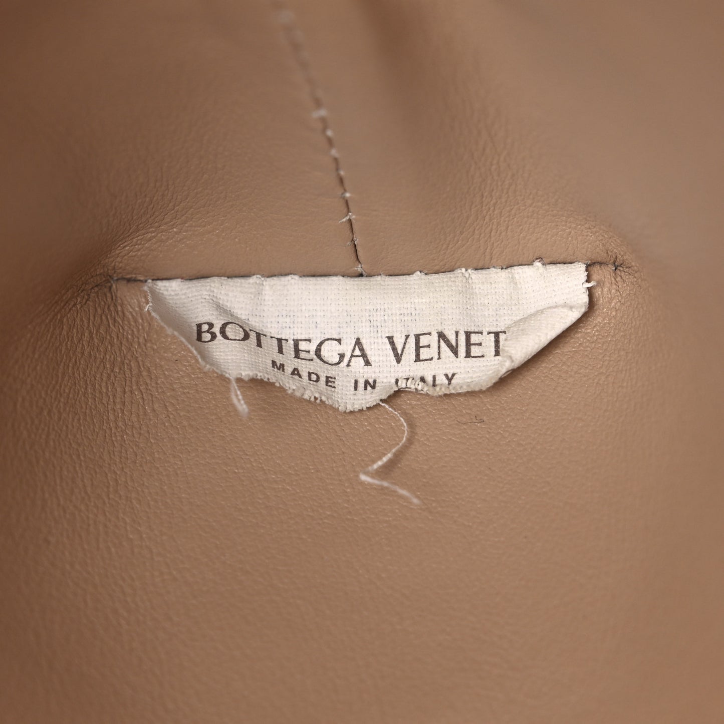 Nappa Intrecciato Nodini Mini Crossbody Almond