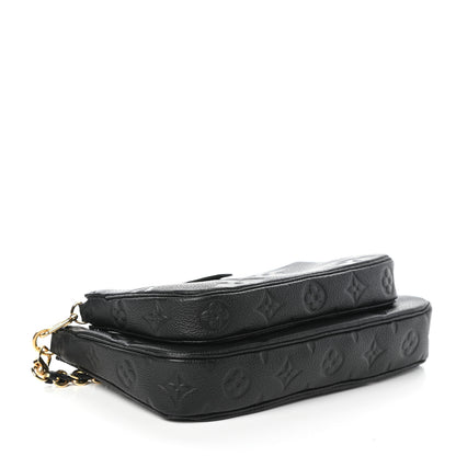 Louis Vuitton Empreinte Monogram Giant Multi Pochette Accessories Black 4 of 8