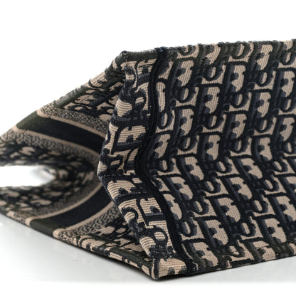 Christian Dior Oblique Medium Book Tote Blue Multicolor 9 of 14