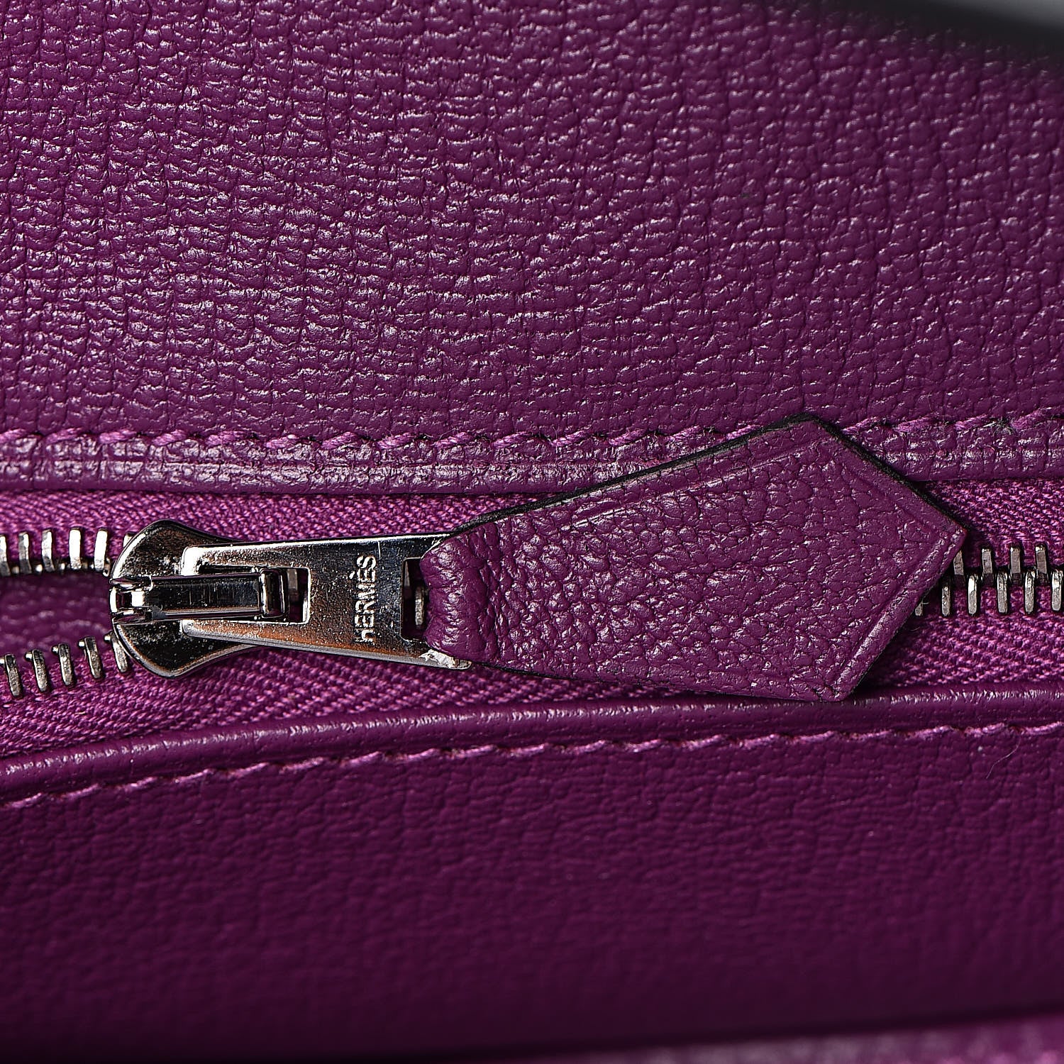 Hermes Togo Horseshoe Birkin 35 Vert Cypress Anemone 18 of 33