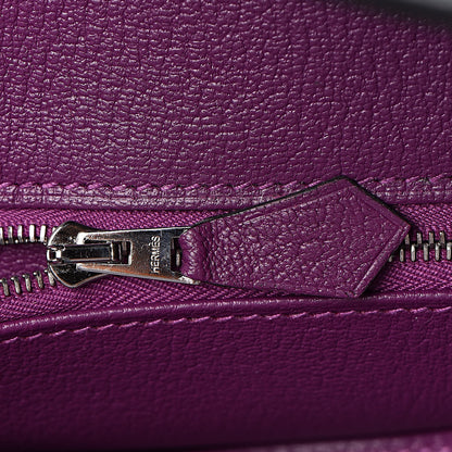 Hermes Togo Horseshoe Birkin 35 Vert Cypress Anemone 18 of 33