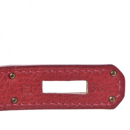 Hermes Buffle Skipper Birkin 35 Rouge Casaque 23 of 41
