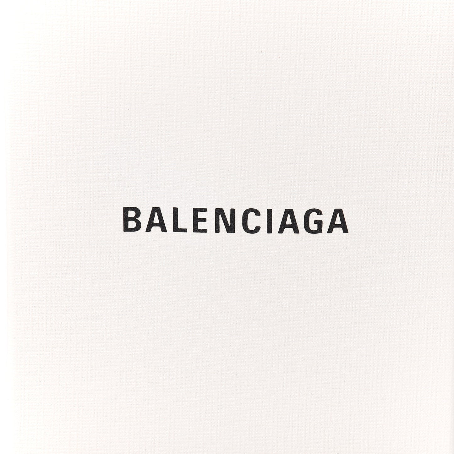 Squared Calfskin Logo Shopping Envelope Clutch White