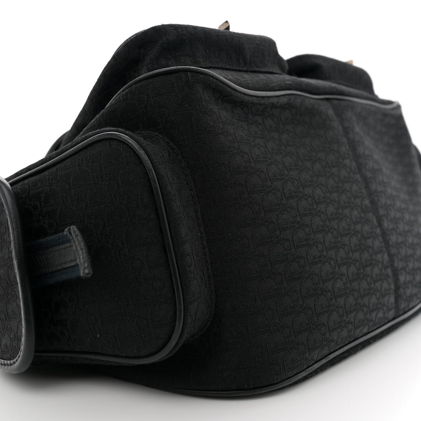 Monogram Pocket Satchel Black