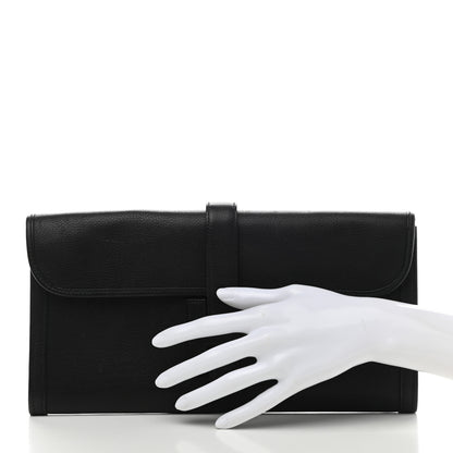 Hermes Turillon Clemence Jige Elan 29 Clutch Black 2 of 7