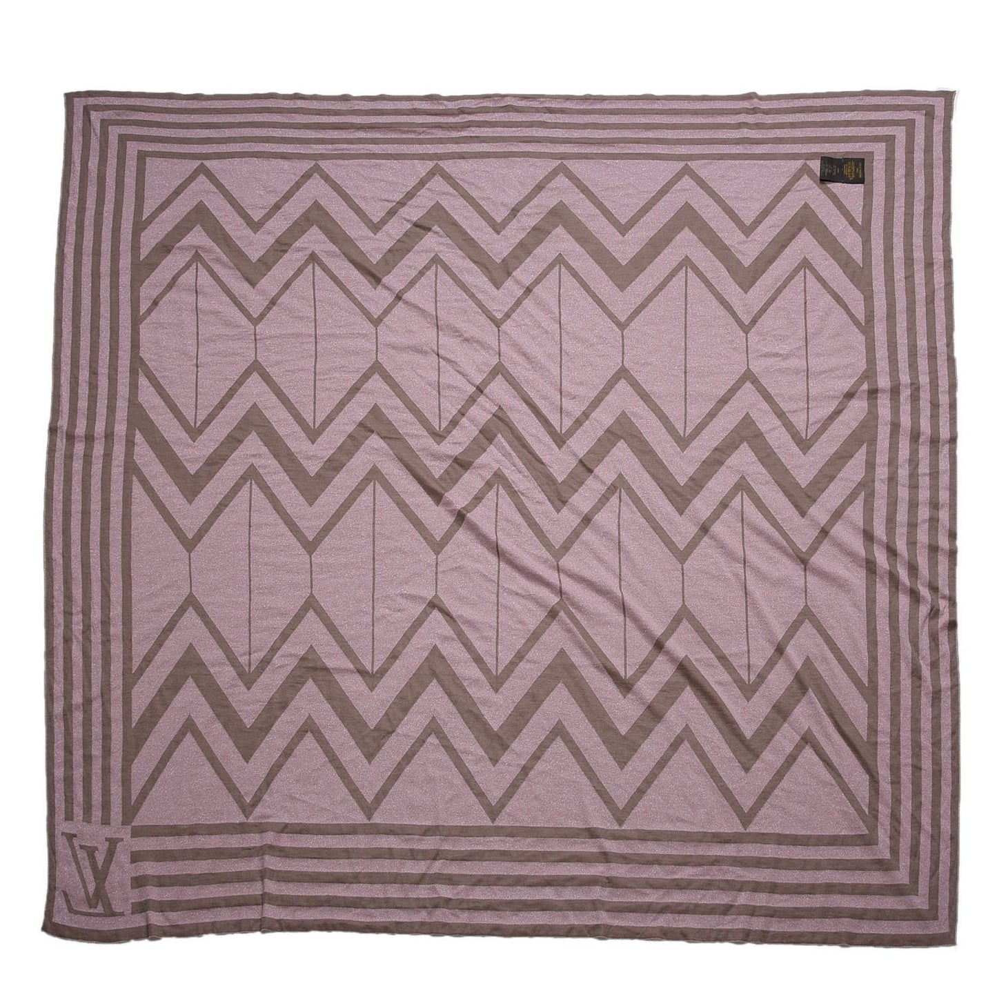 Cashmere Silk Shawl Beret Hat Set