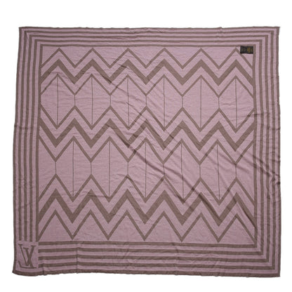 Louis Vuitton Cashmere Silk Shawl Beret Hat Set 4 of 13