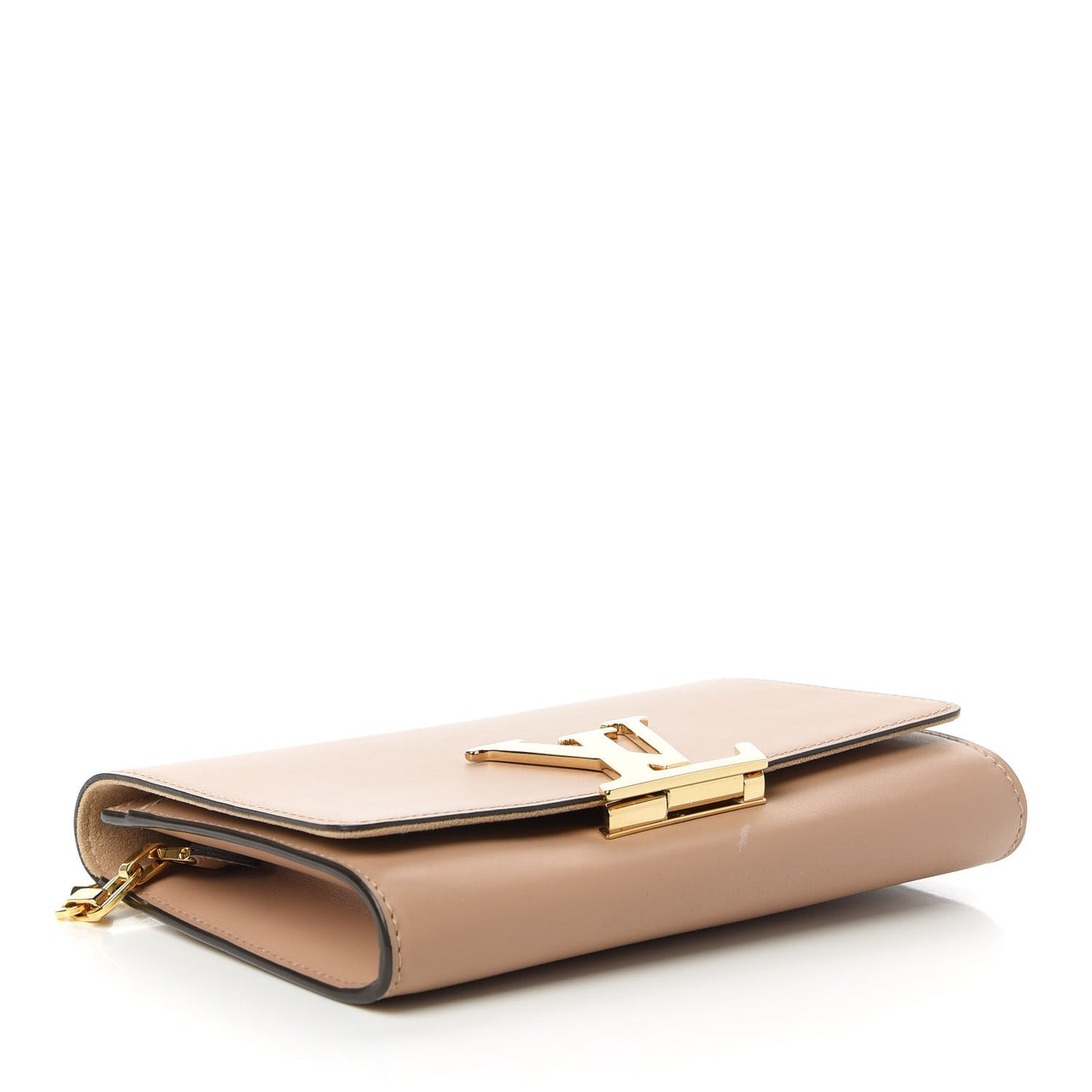 Calfskin Chain Louise GM Nude
