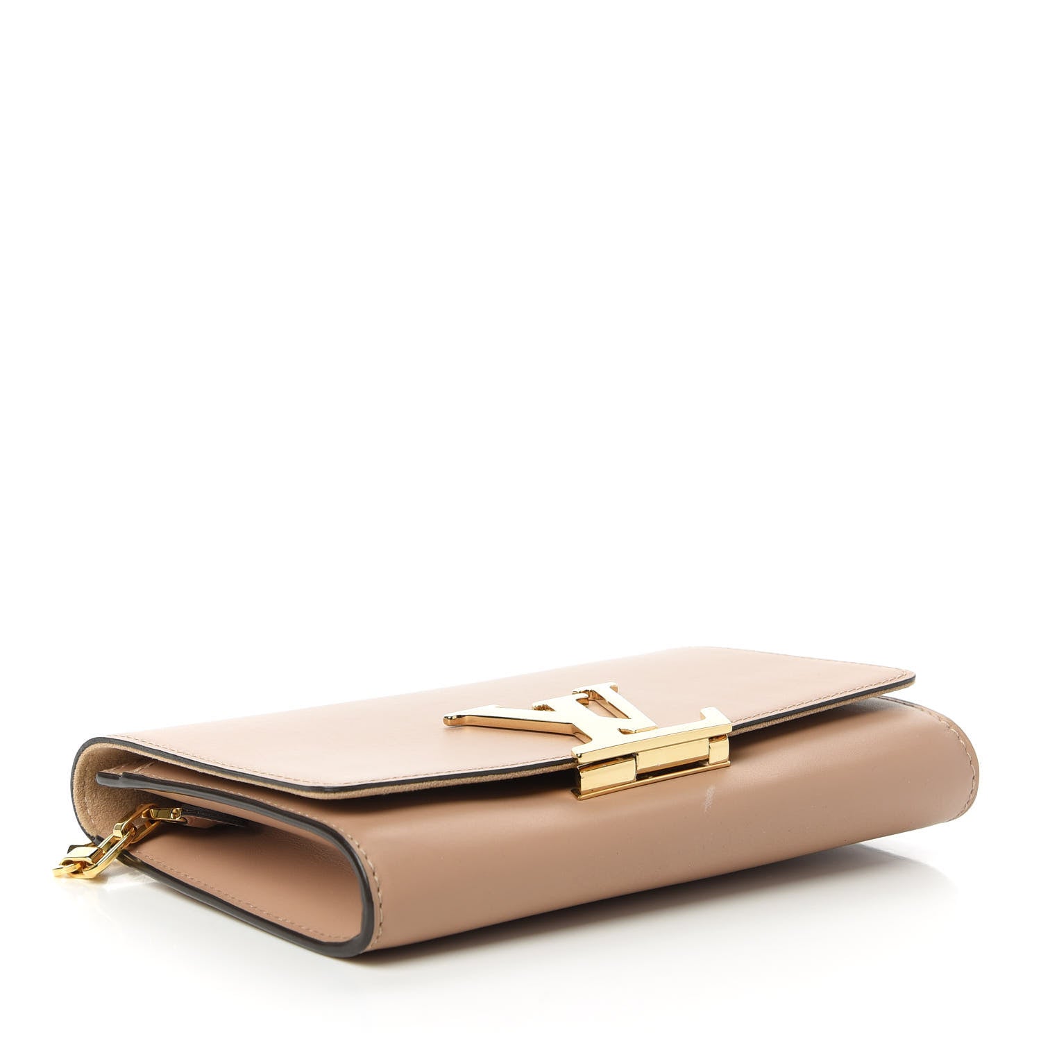 Louis Vuitton Calfskin Chain Louise GM Nude 4 of 11