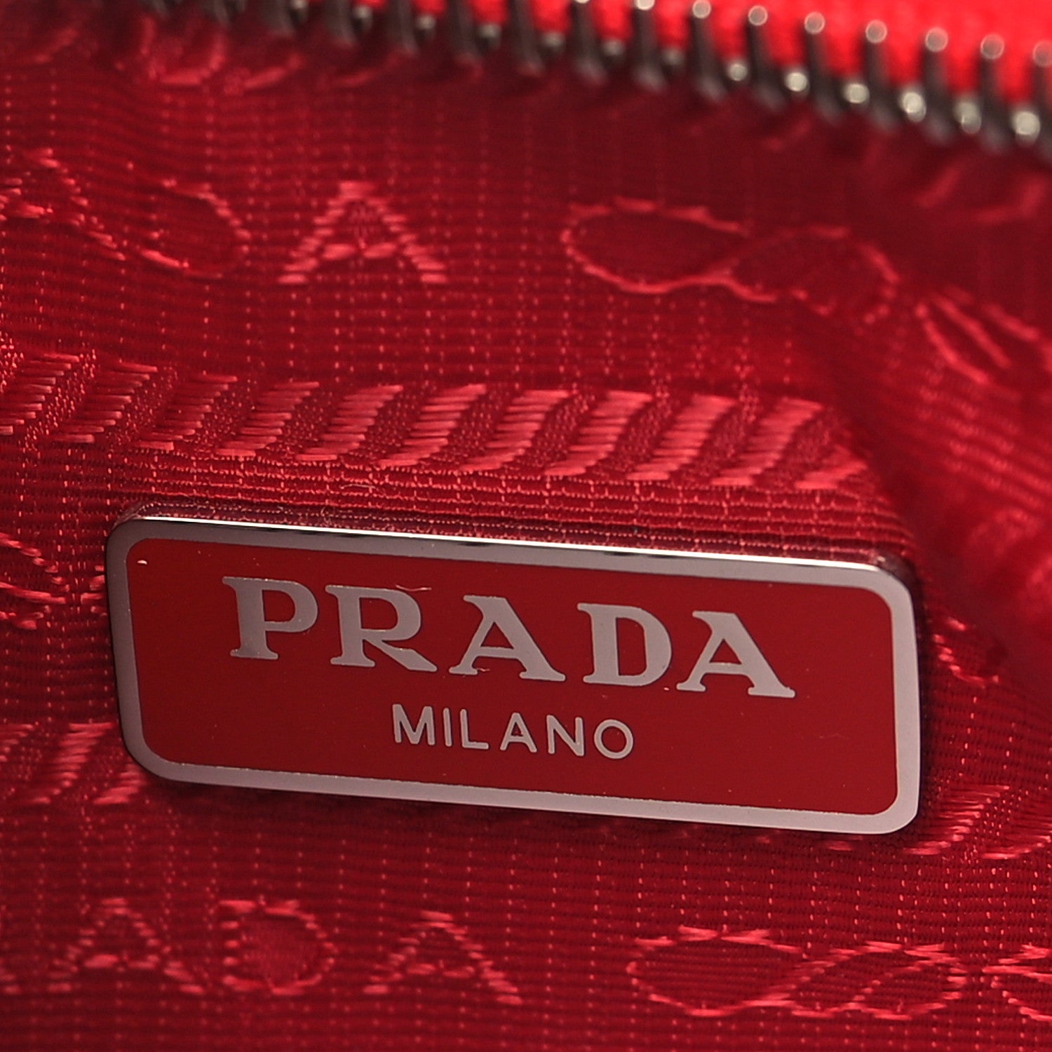 Prada Re-Nylon Saffiano Mini Re-Edition 2005 Bag Rosso 6 of 9