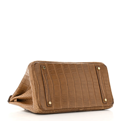 Hermes Matte Alligator Birkin 35 Alezan 4 of 16