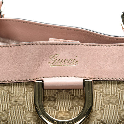 Gucci Monogram Small Gold D Ring Tote Pink 8 of 8