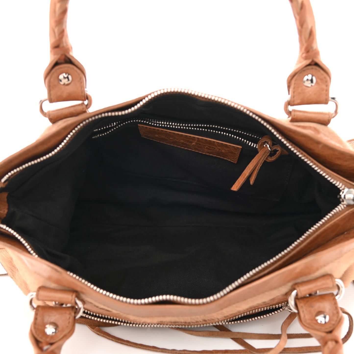 Agneau Pony Hair City Camel