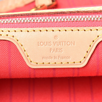Louis Vuitton Damier Azur Delightful PM Pink 8 of 9