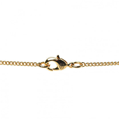 Chanel Metal CC Paris Button Necklace Gold 5 of 6