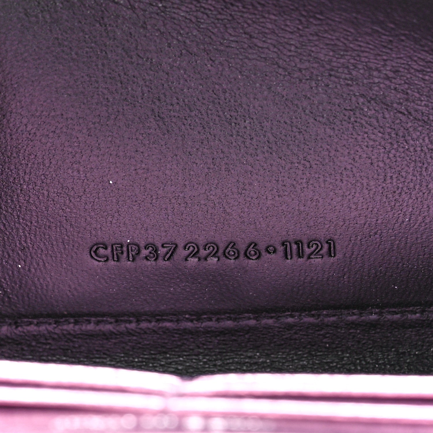 Saint Laurent Metallic Calfskin Classic Monogram Cassandre Wallet New Azalea 7 of 11