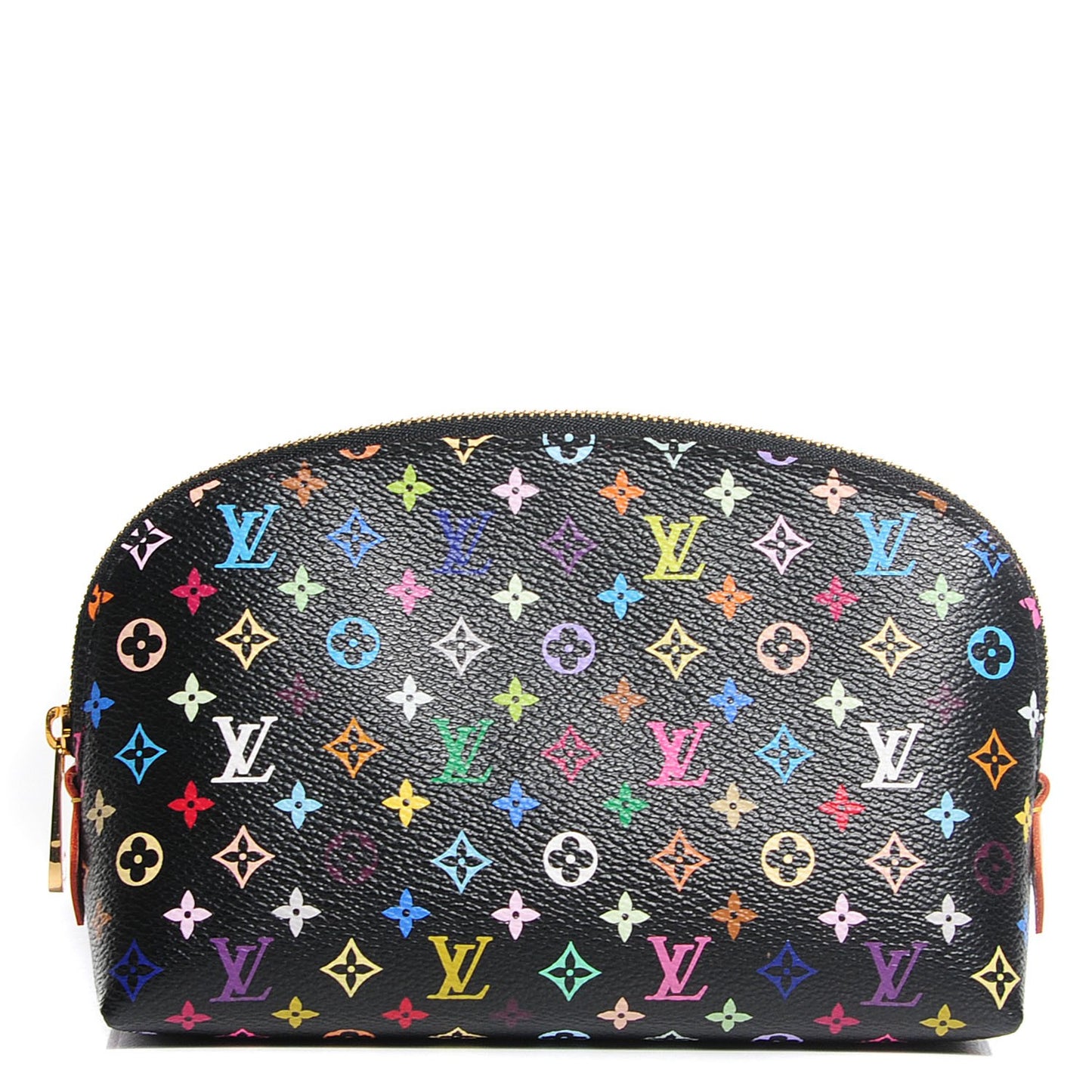 Monogram Multicolor Cosmetic Pouch Black Grenade