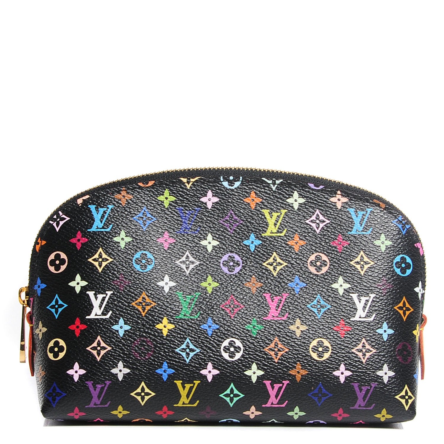 Louis Vuitton Monogram Multicolor Cosmetic Pouch Black Grenade 1 of 8