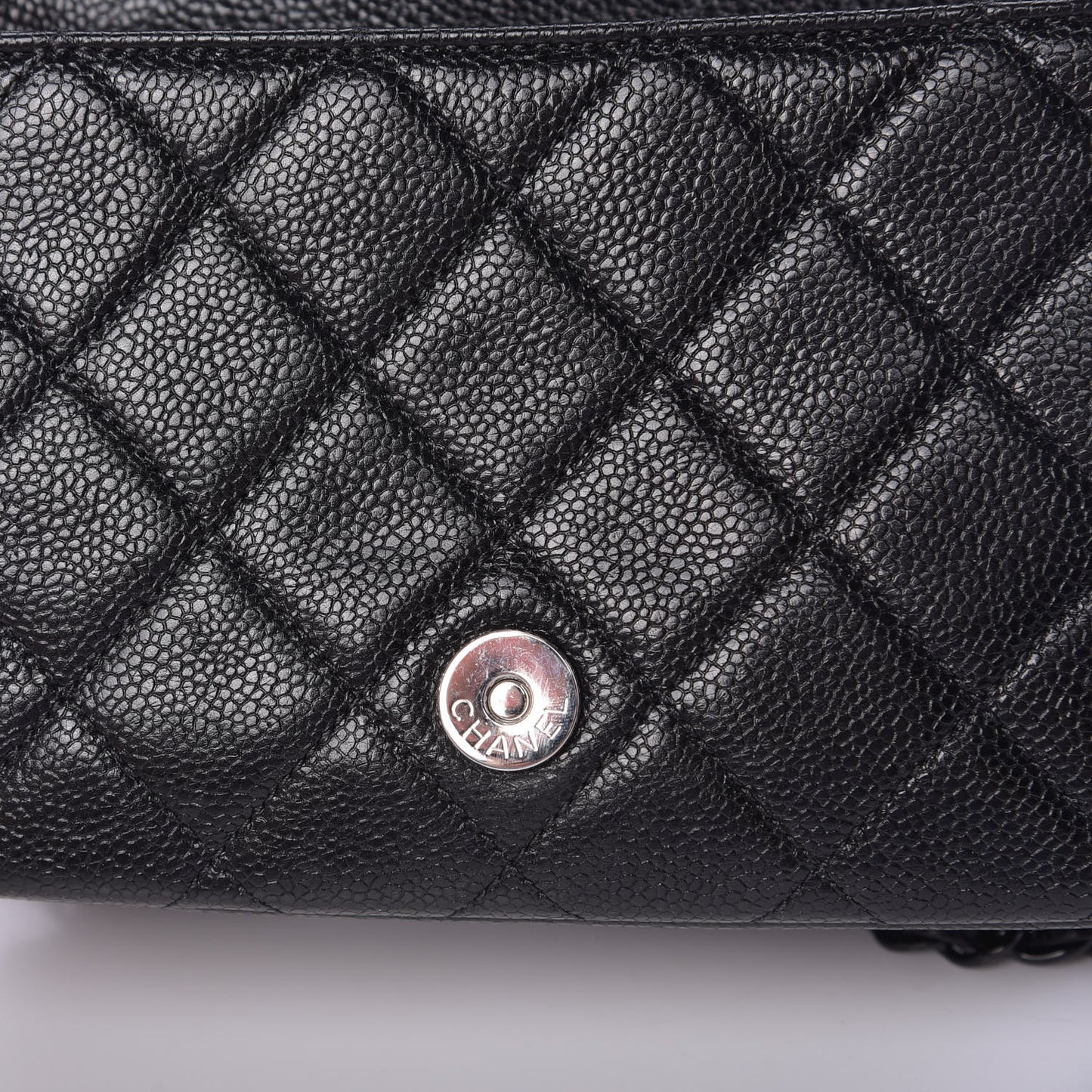 Caviar Quilted Incognito Mini Square Flap Black