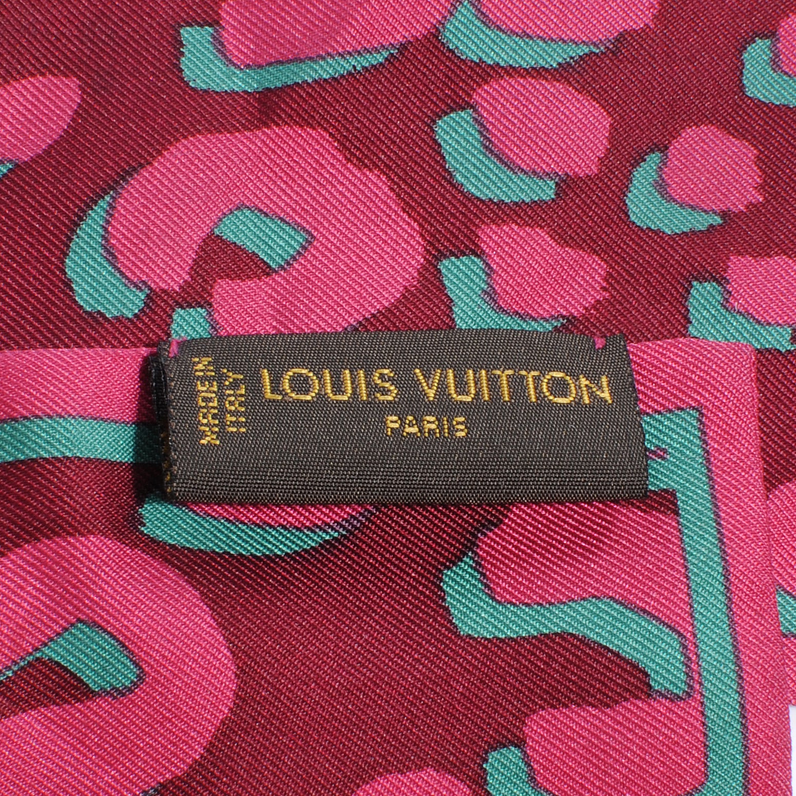 Louis Vuitton Silk Leopard Bandeau Rouge Fauviste 4 of 4