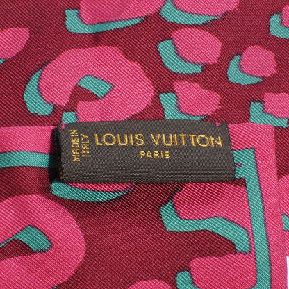 Louis Vuitton Silk Leopard Bandeau Rouge Fauviste 4 of 4
