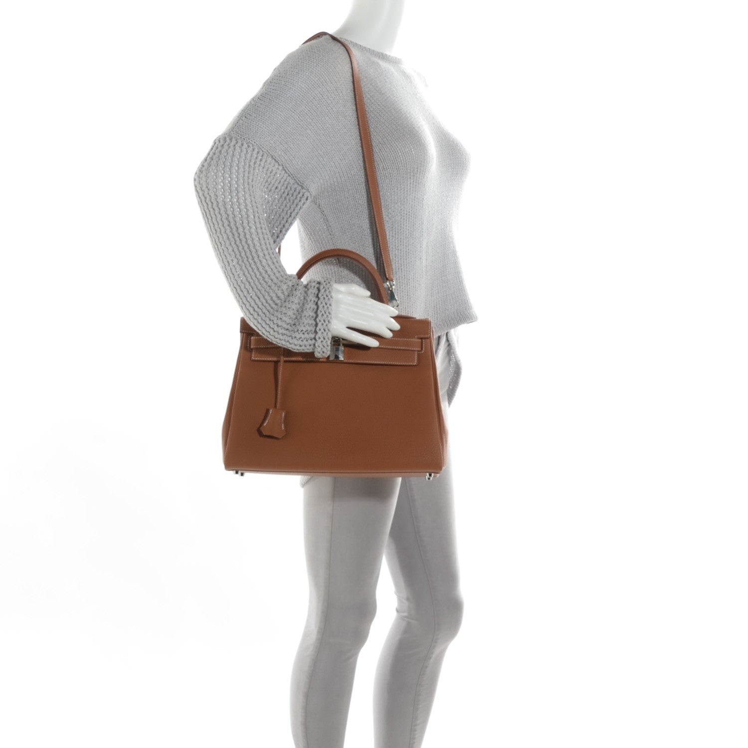 Hermes Togo Kelly Retourne 32 Gold 2 of 24