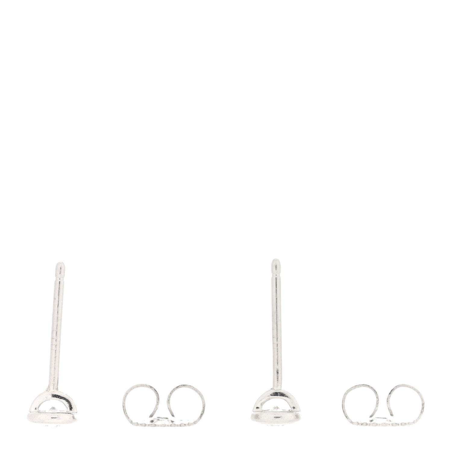 Tiffany Platinum Diamond .16ctw Elsa Peretti Diamonds By The Yard Earrings 3 of 4