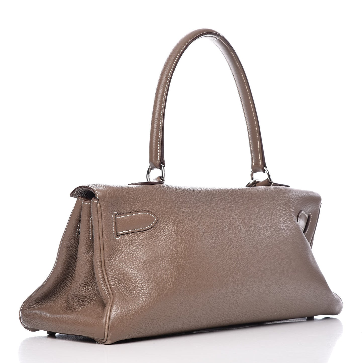 Taurillon Clemence Shoulder Kelly 40 Etoupe