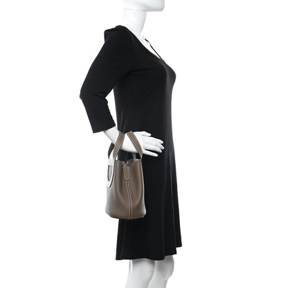 Hermes Taurillon Clemence Swift In-The-Loop 18 Bag Etoupe 2 of 11