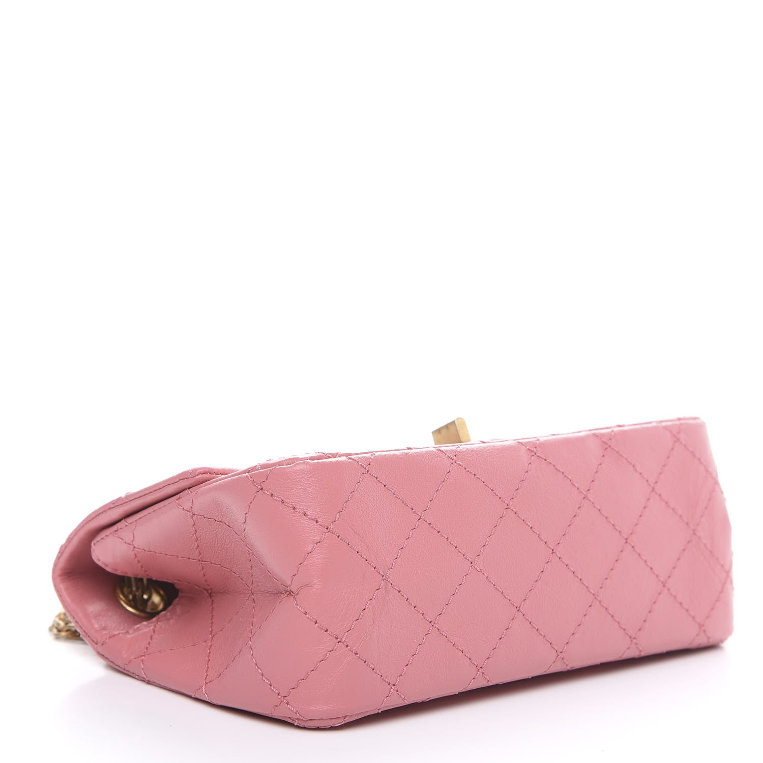 Chanel Aged Calfskin Quilted 2.55 Reissue Mini Flap Pink 3 of 10