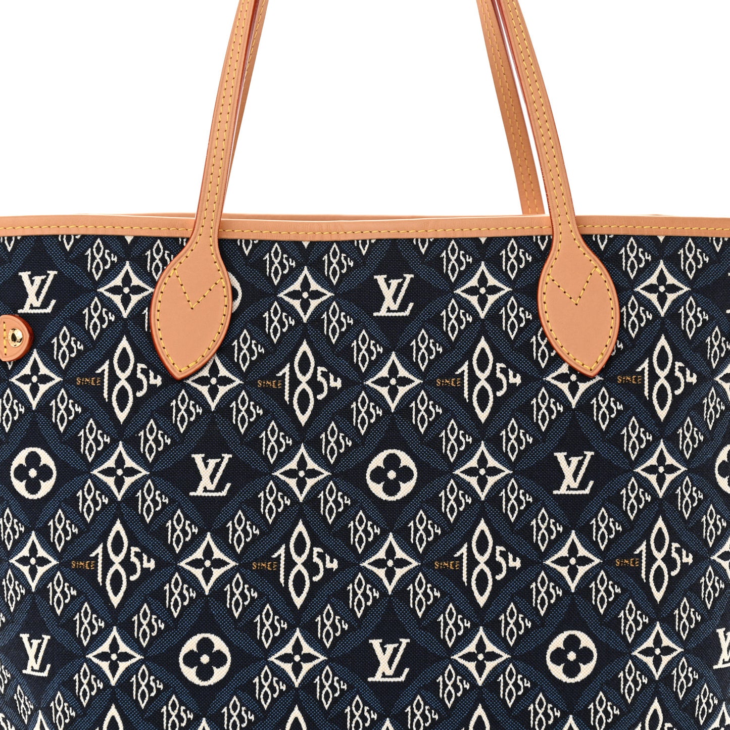 Jacquard Since 1854 Neverfull MM Blue