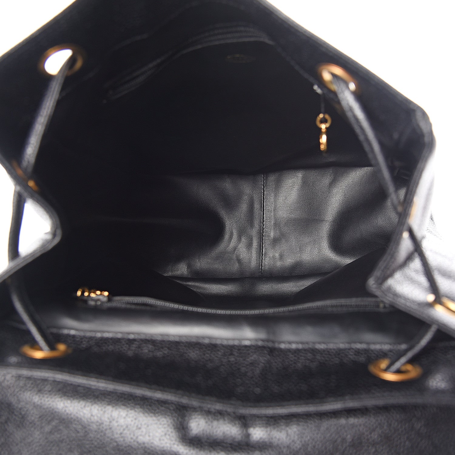Chanel Caviar CC Backpack Black 4 of 11