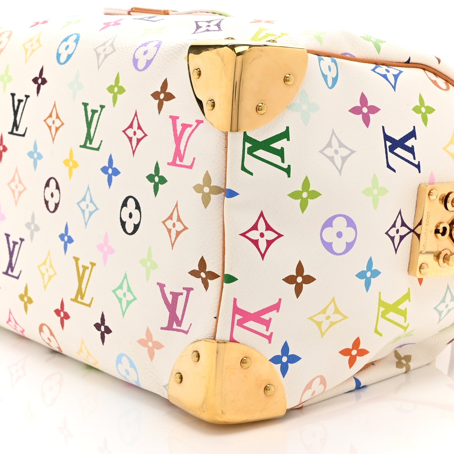 Monogram Multicolor Speedy 30 White