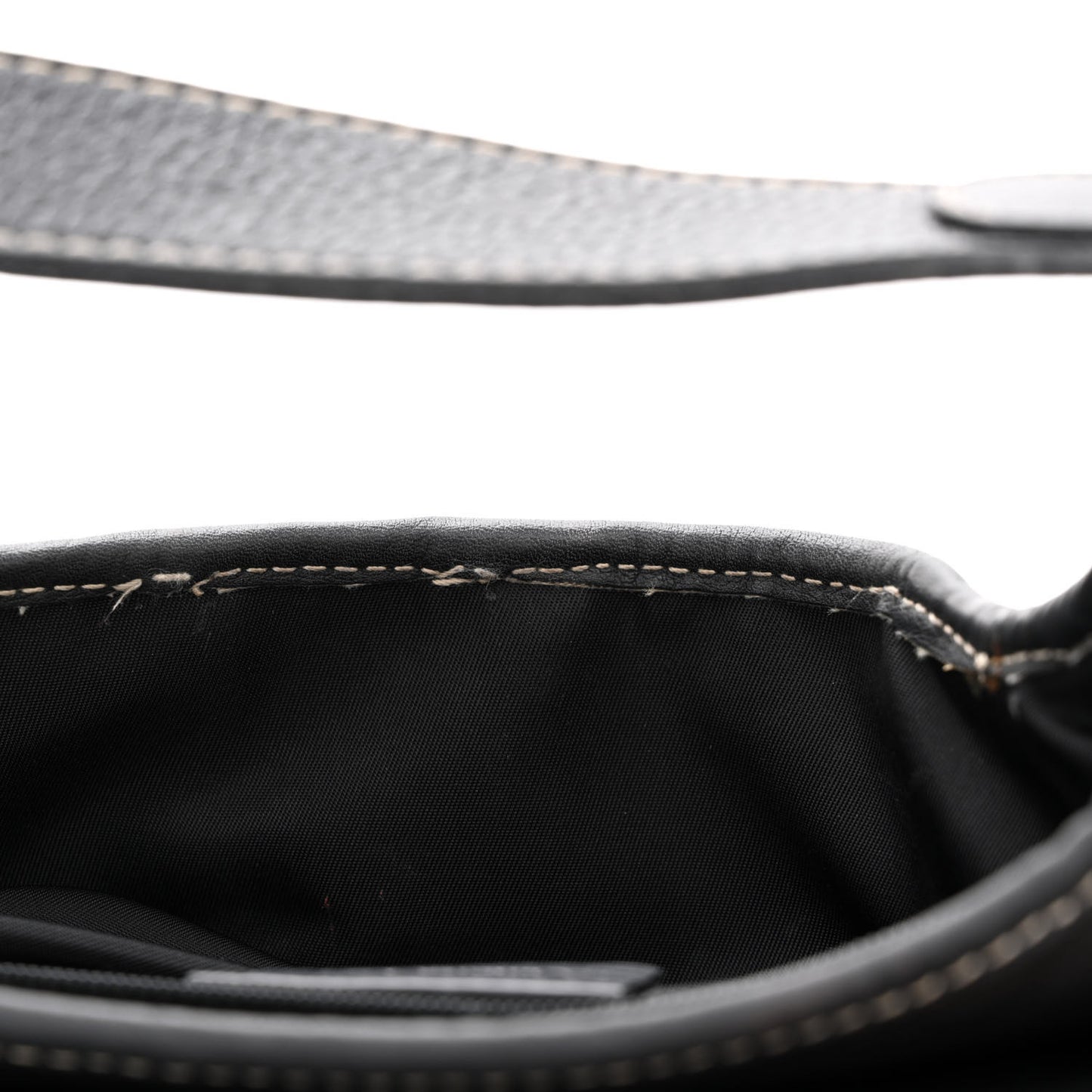 Calfskin Saddle Bag Black