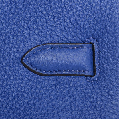 Hermes Togo Birkin 35 Bleu Electrique 8 of 29