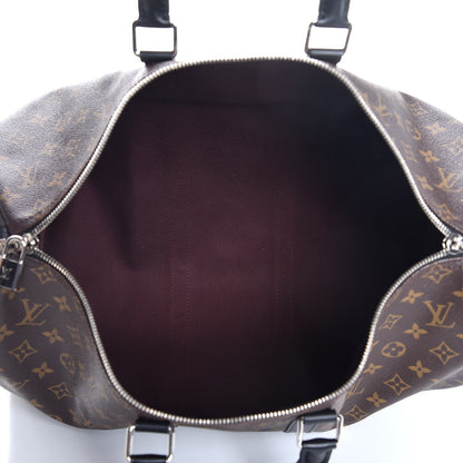 Louis Vuitton Monogram Macassar Keepall Bandouliere 45 6 of 8