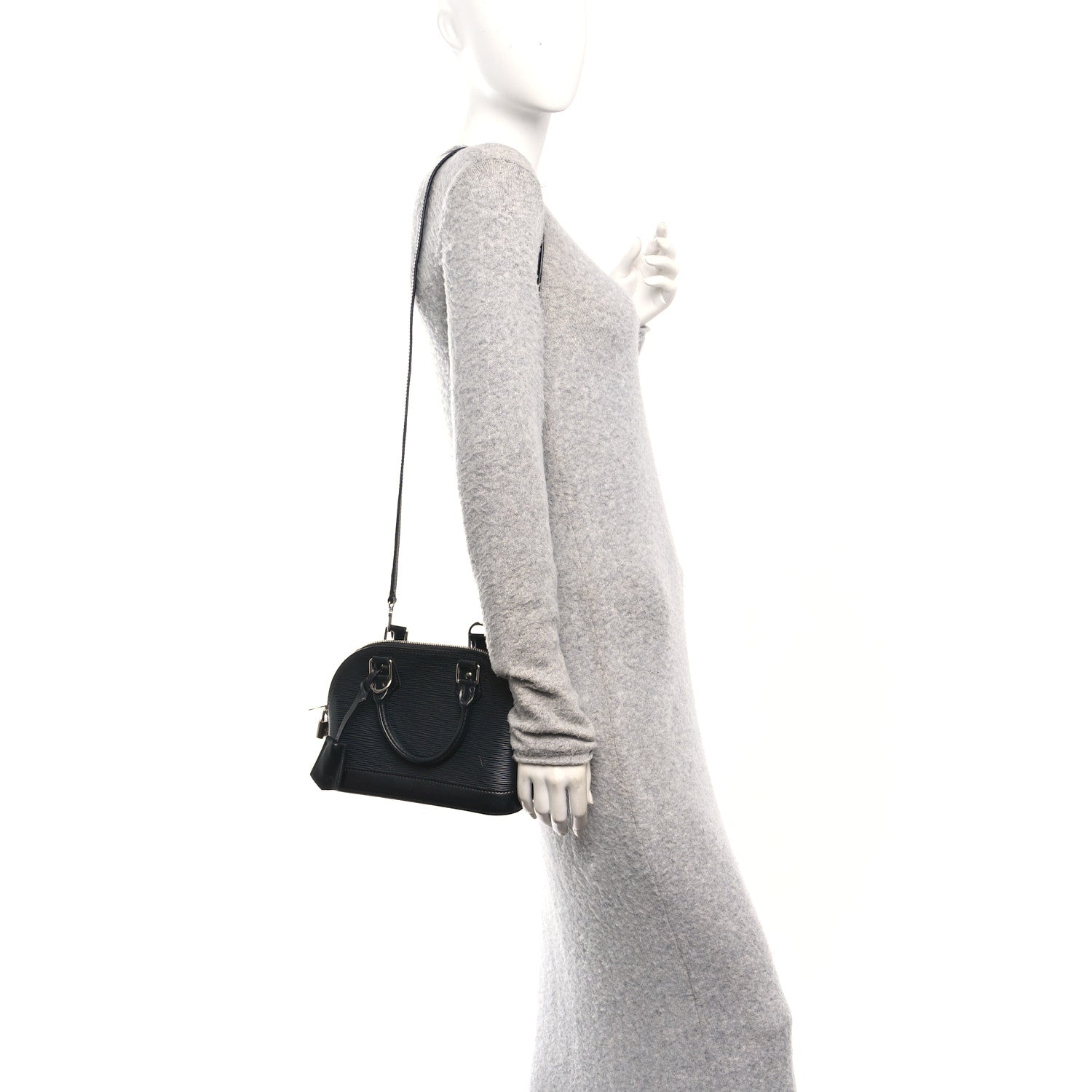 Louis Vuitton Epi Alma BB Black Black 2 of 9