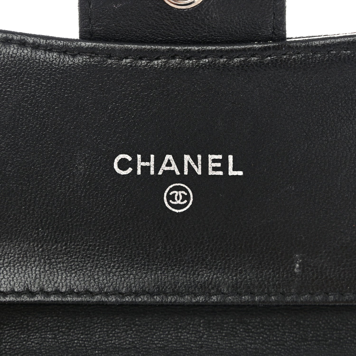 Chanel Lambskin Quilted Double Sided Wallet Black 7 of 16