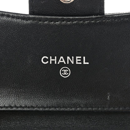 Chanel Lambskin Quilted Double Sided Wallet Black 7 of 16